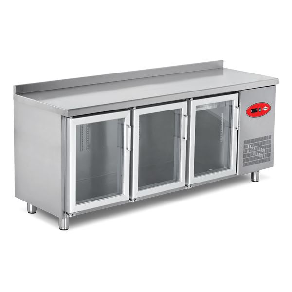 COUNTER TYPE REFRIGERATORS WITH GLASS DOORS