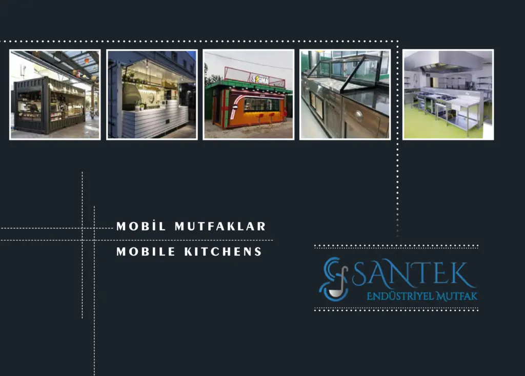 Santek Endüstriyel Mutfak – Mobil Mutfaklar TR-ENG Katalog